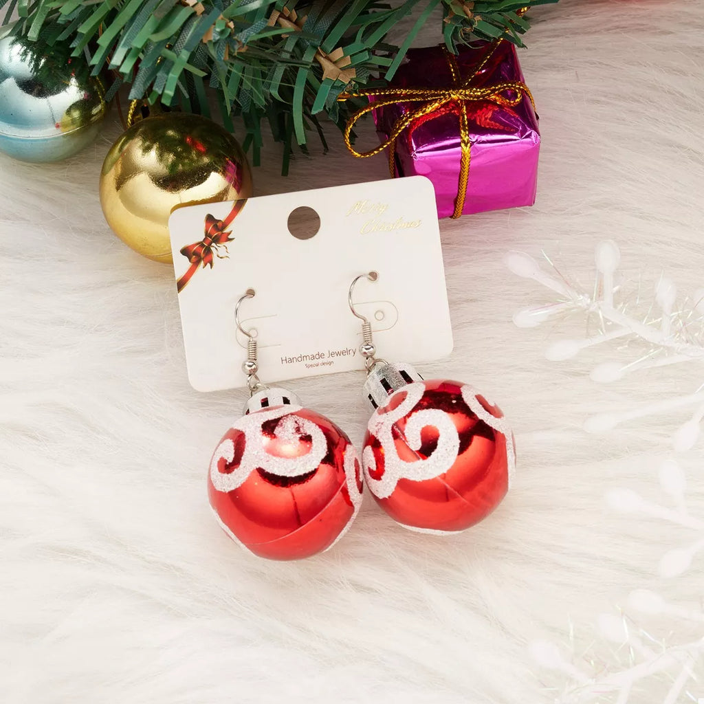 Boucles d'oreilles — Boules de Noël