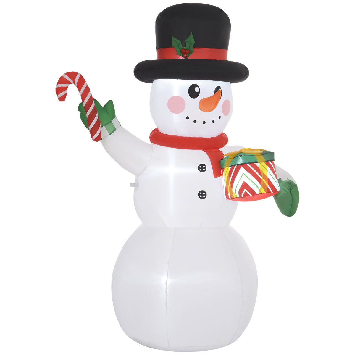 Bonhomme de neige gonflable lumineux 180 cm